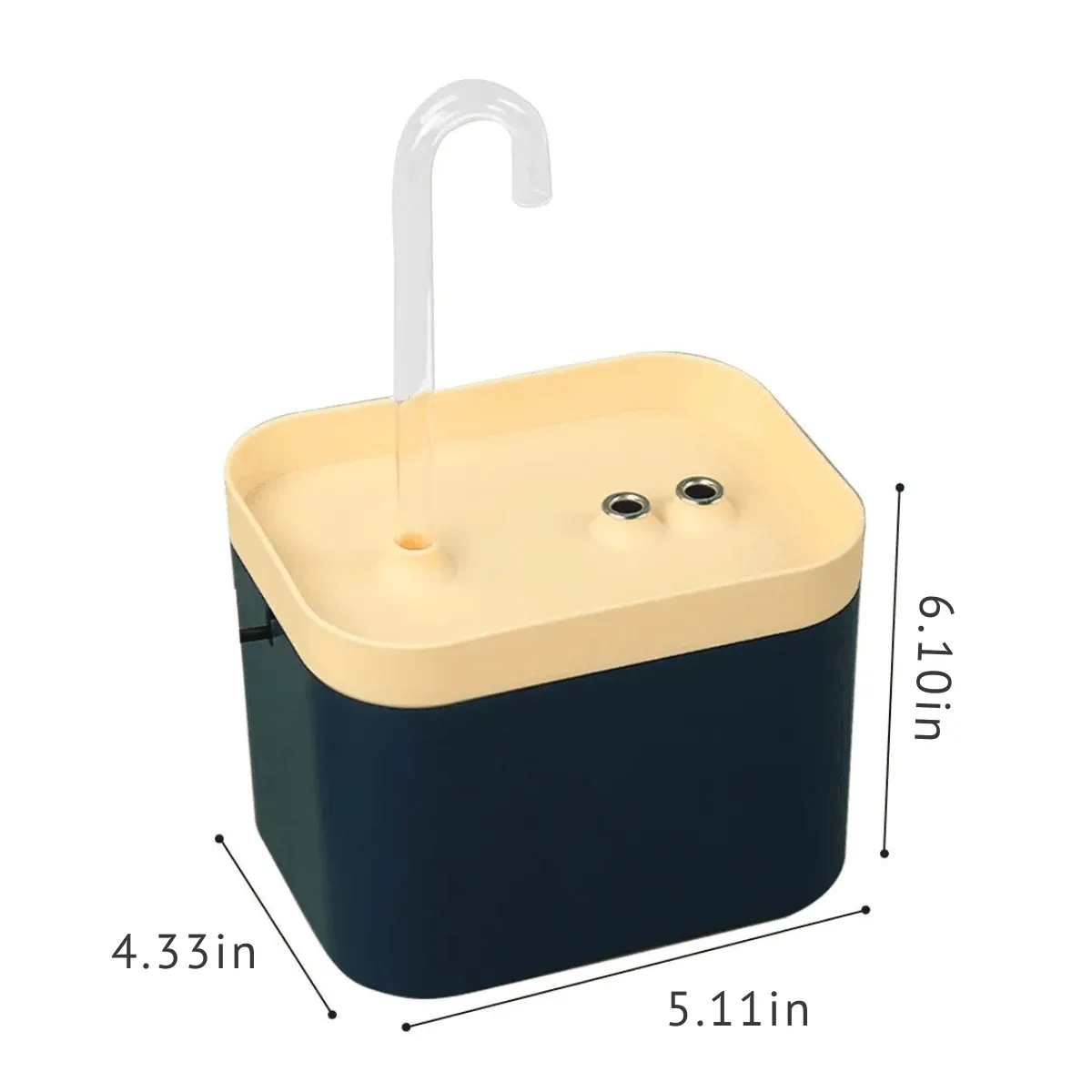 Pet Water Fountain Dispenser – Automatic, Quiet, and Durable 50.7Oz Hydration Solution with Adjustable Flow for Cats and Dogs