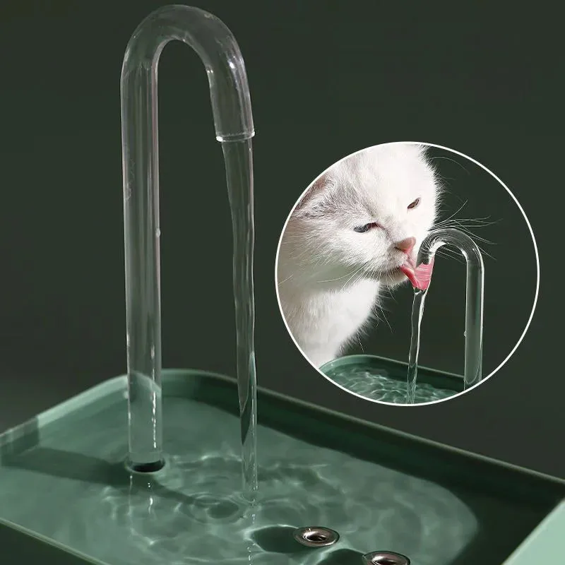 Pets Water Fountain Auto Filter | USB Electric Mute Cat Drinker Bowl 1500mL Recirculate Filtering Drinker for Cats Water Dispenser | Alo Trendy