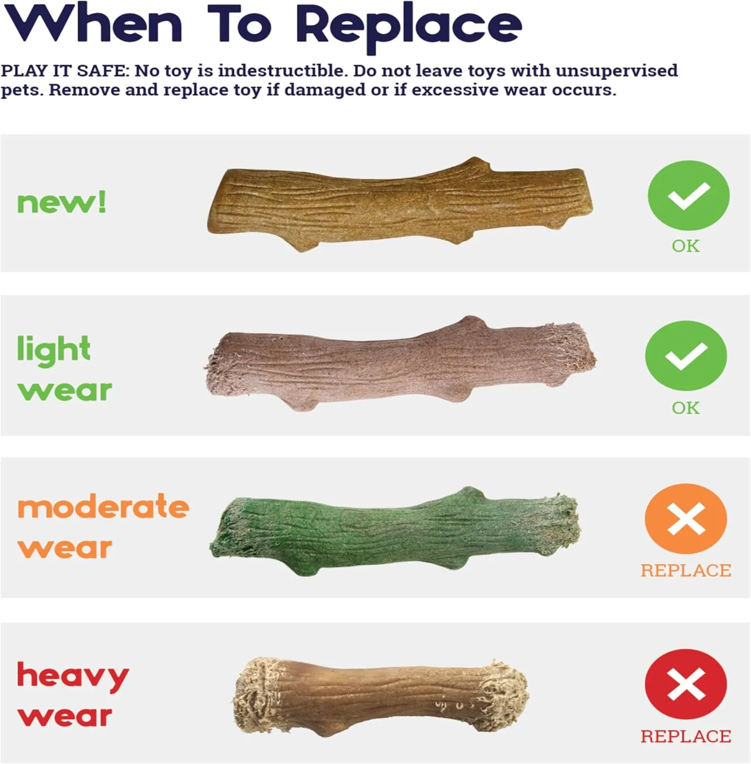 Petstages Dog Chew Toys  Safe and Long Lasting Chewable Sticks - Tough Alternative Chewing Sticks for Dogs
