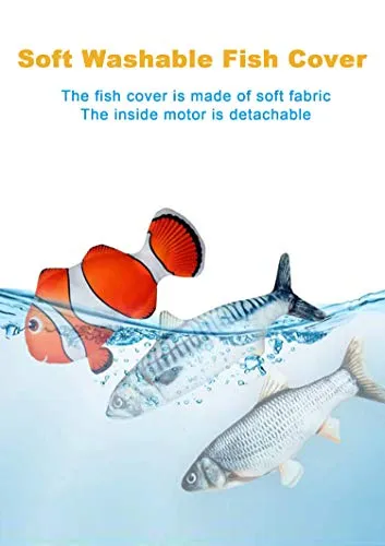 Potaroma Electric Interactive Moving Floppy Fish Toy | Dogs & Cats