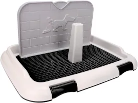 Puppy Training Toilet, Dog Training Toilet Pad Cat Potty Fence Dog Scheduled Urination Potty Tray Fence for Dogs Outside (18.3 x 13.9 x 9.3in)