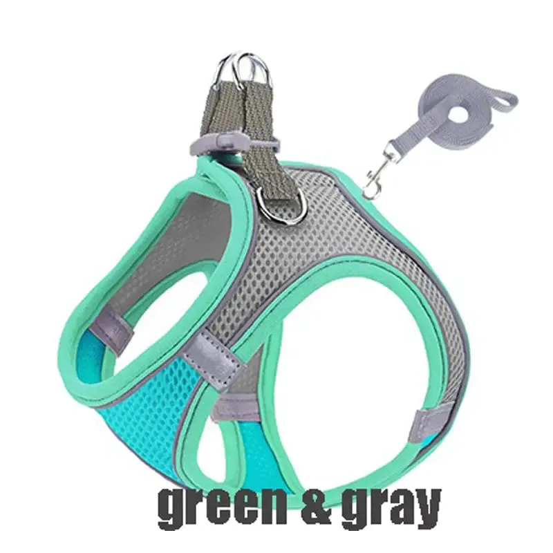 Reflective Adjustable Pet Harness for Safe, Comfortable Walks