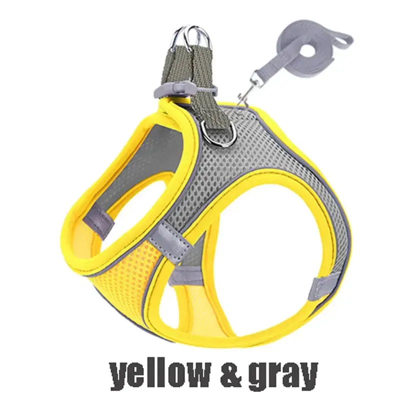 Reflective Adjustable Pet Harness for Safe, Comfortable Walks