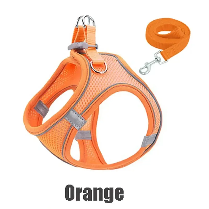 Reflective Adjustable Pet Harness for Safe, Comfortable Walks