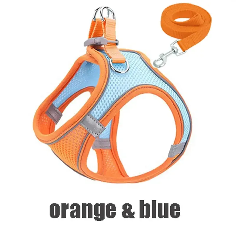 Reflective Adjustable Pet Harness for Safe, Comfortable Walks