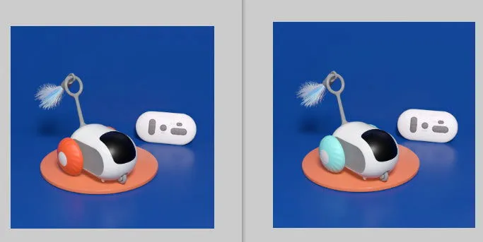 Remote Control Interactive Cat Car Toy Automatic Self-moving