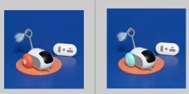 Remote Control Interactive Cat Car Toy Automatic Self-moving