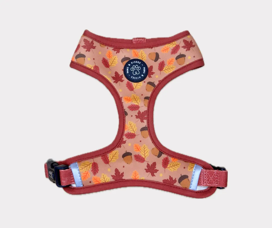 Reversible Harness - Fall Leaves to Christmas Trees