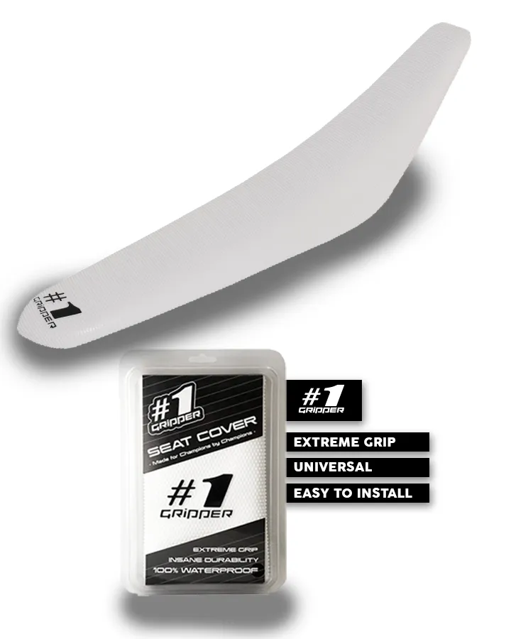 Seat Cover - One Gripper | WHITE