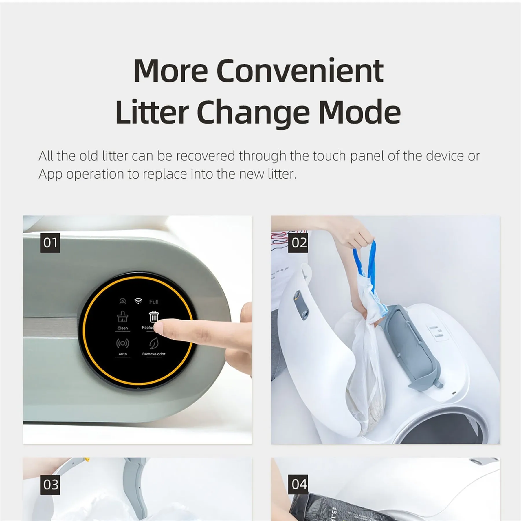 Smart Auto Cat Litter Box Cat Litter Box Self-cleaning