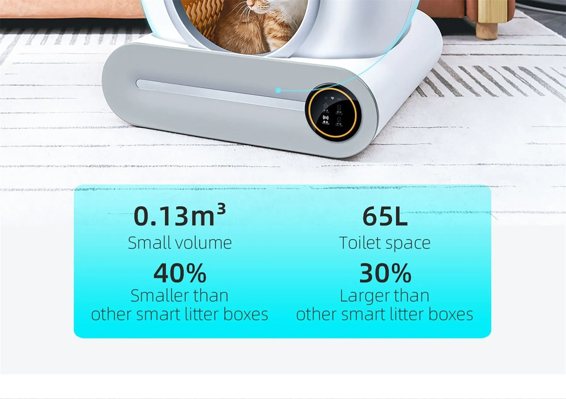 Smart Auto Cat Litter Box Cat Litter Box Self-cleaning