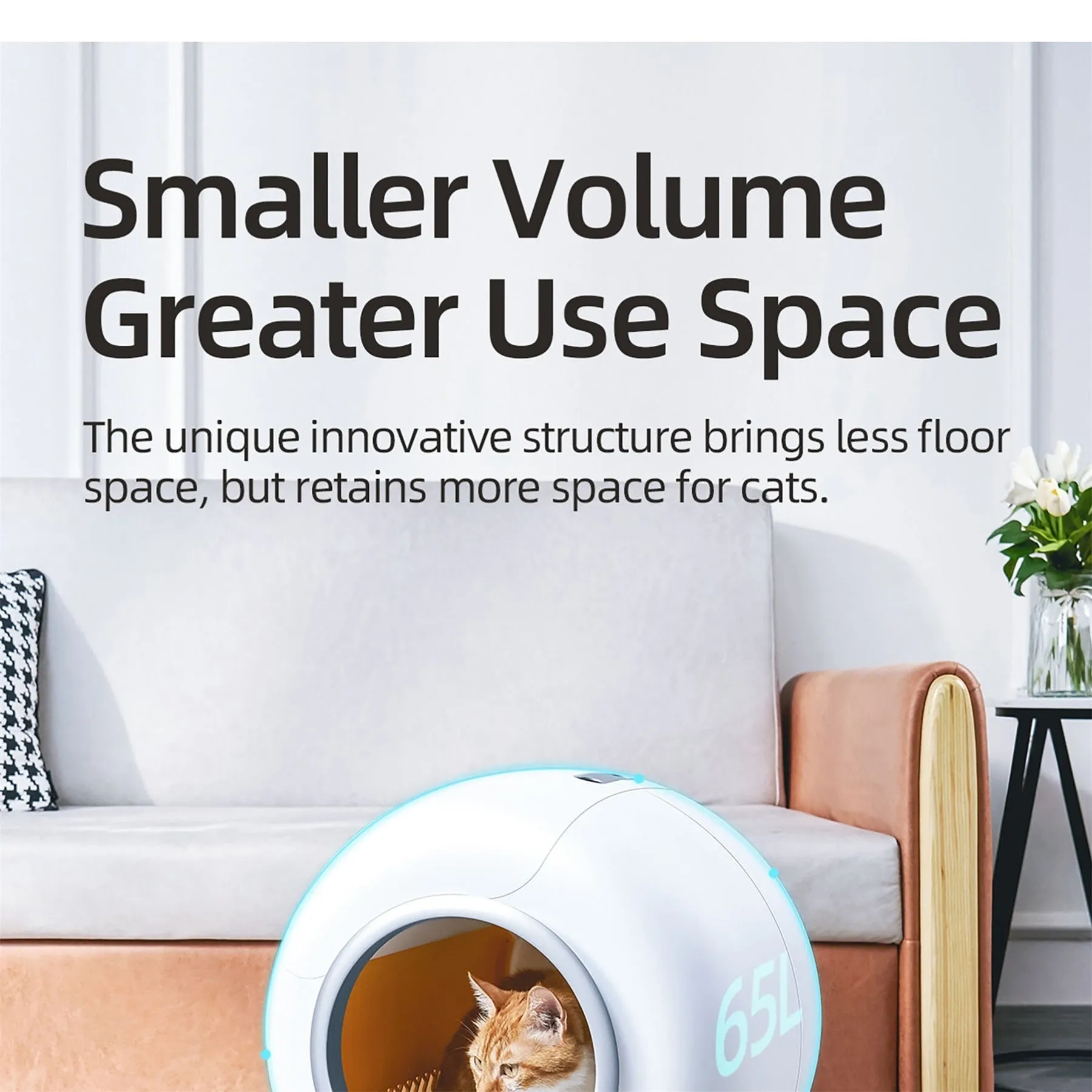 Smart Auto Cat Litter Box Cat Litter Box Self-cleaning
