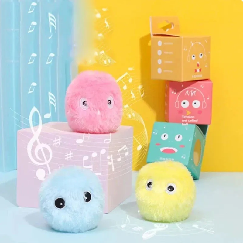 Smart Catnip Squeak Ball – Interactive Cat Toy