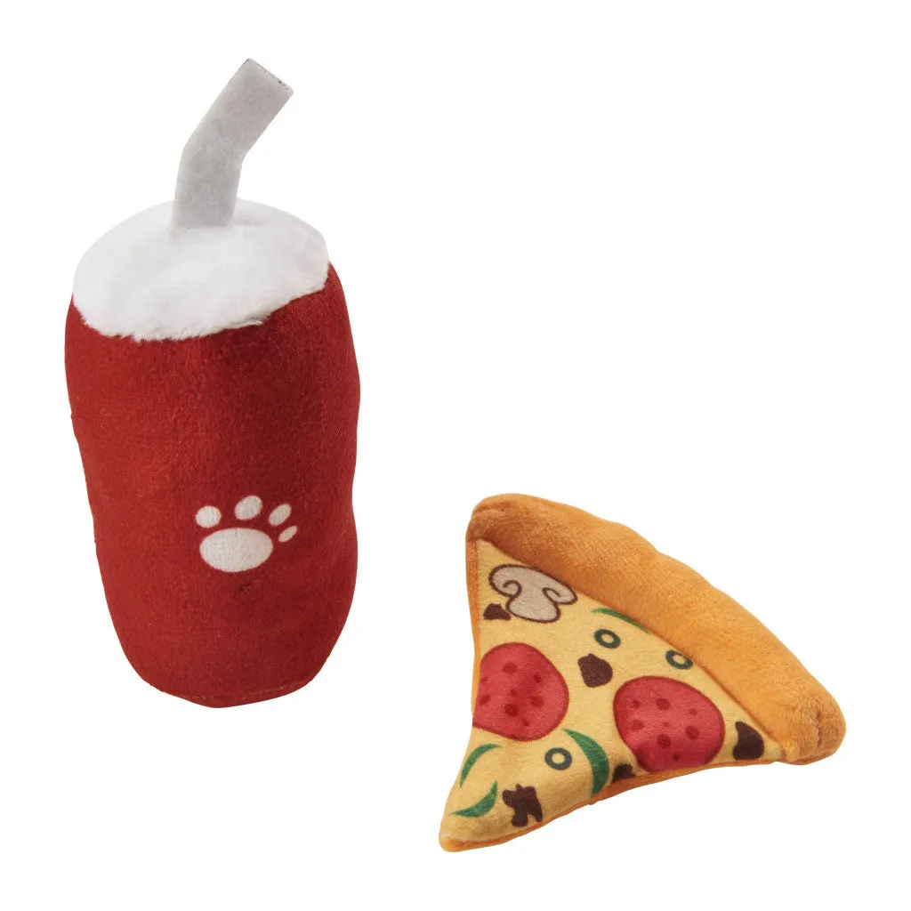 Spot American Take-Out Plush Cat Toy, 2-pack