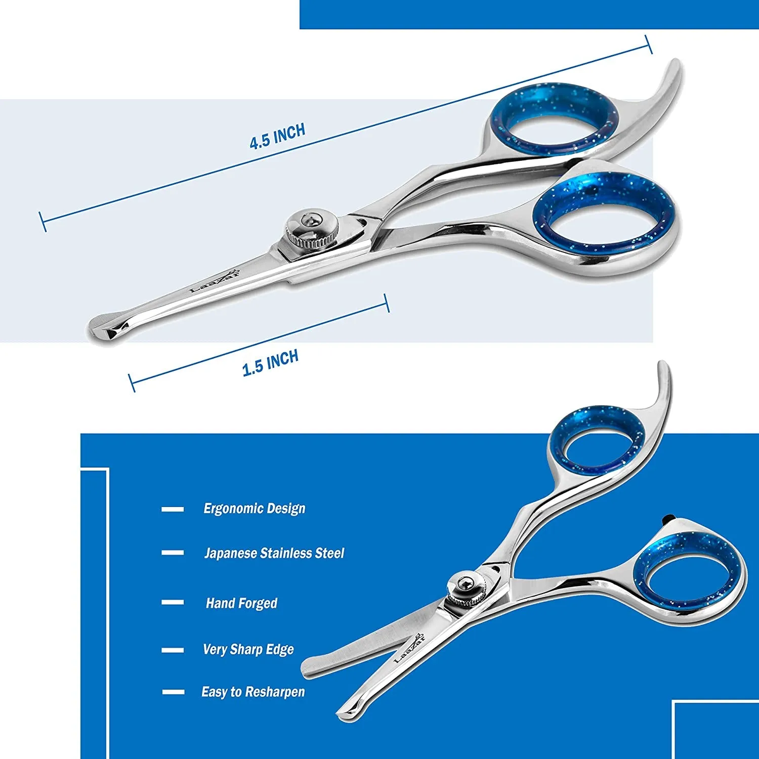 Straight Dog Grooming Scissors