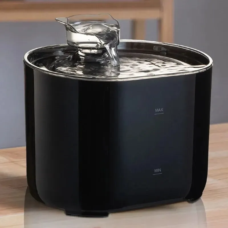 USB Electric Cat Water Fountain with Cat Ear Design and Quiet Pump