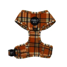 Vintage Plaid Adjustable Harness